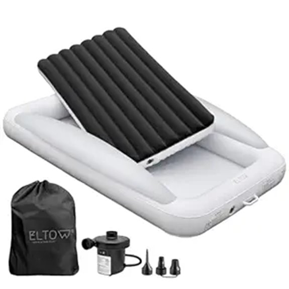 ELTOW Toddler Inflatable Travel Bed with Pump