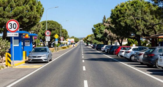 tolls speeds parking info