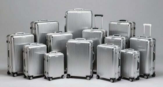 top aluminum travel suitcases