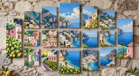 top amalfi coast wall art
