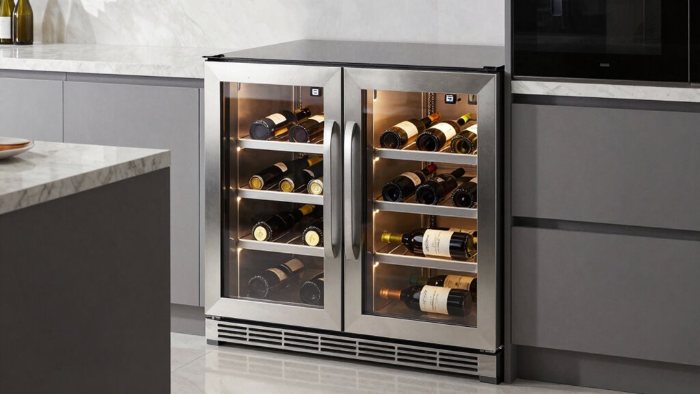 top dual zone wine fridges