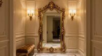 top european entryway arched mirrors