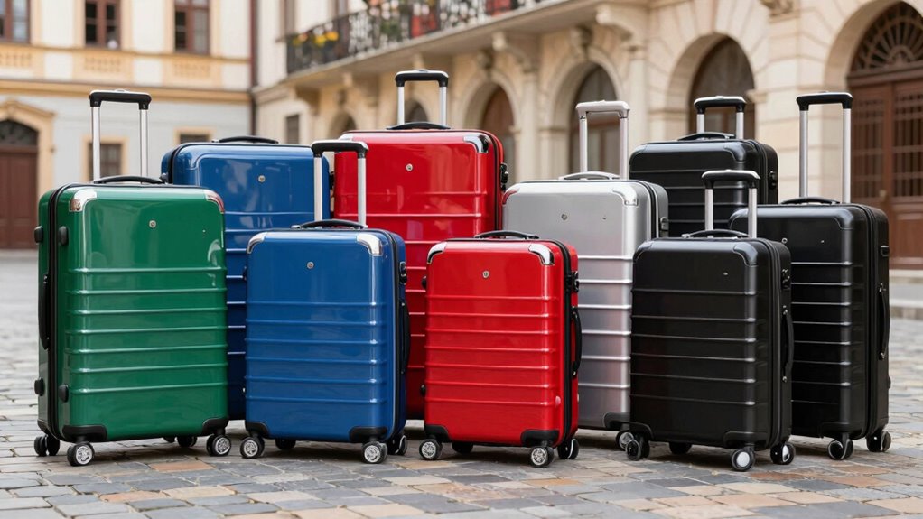 top european hard shell luggage