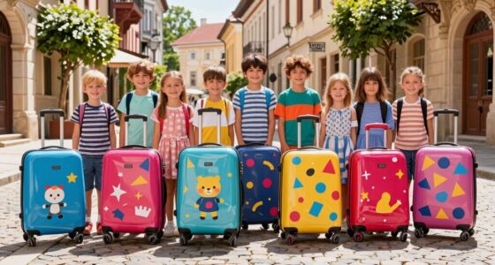 top european kids suitcases