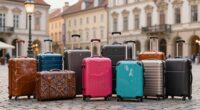 top european multi city suitcases