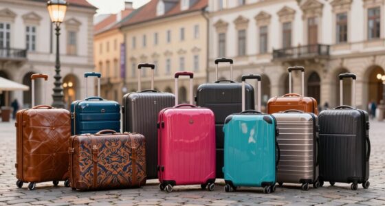 top european multi city suitcases