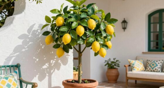 top faux lemon trees