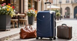 top france travel suitcases
