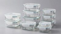 top glass meal containers