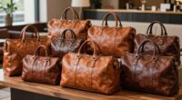 top leather travel duffle bags