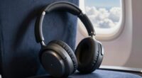 top over ear flight headphones