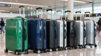 top removable wheel suitcases