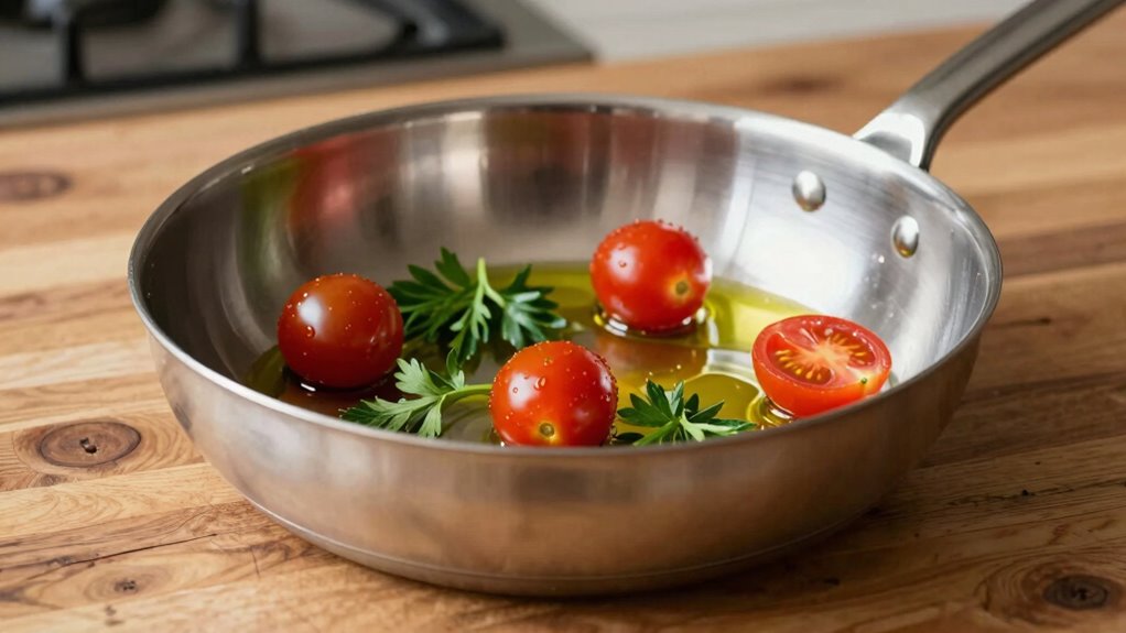 top stainless steel french pans