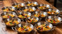 top stainless steel paella pans