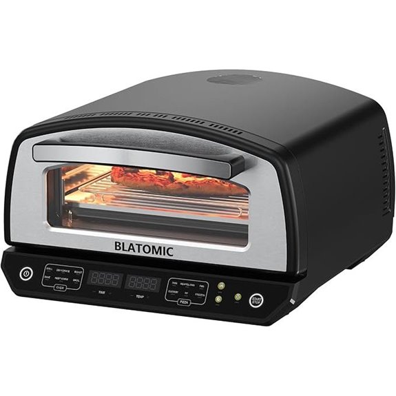 Indoor Electric Pizza Oven with Touchscreen & Accessories