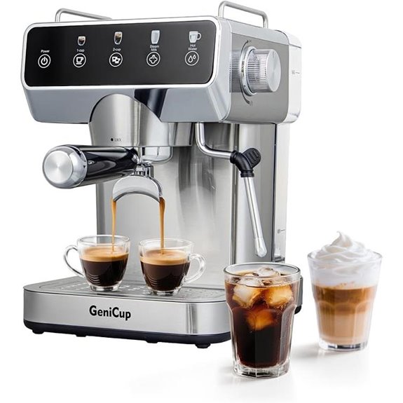 Touchscreen Espresso Machine with Milk Frother