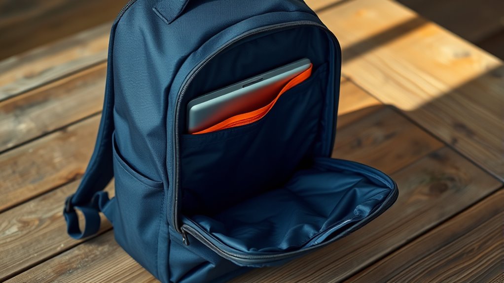 travel backpack size and features