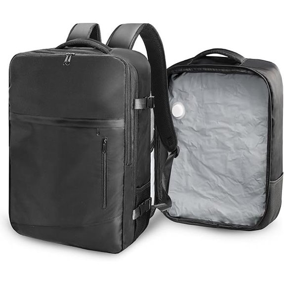 SUOCO Travel Backpack with Vacuum Compression Bag