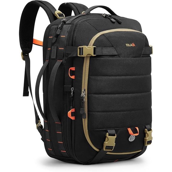 Tolaccea TSA Travel Backpack with Laptop Storage