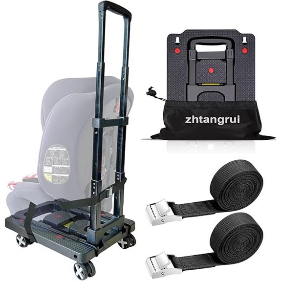 Car Seat Dolly for Travel and Airport