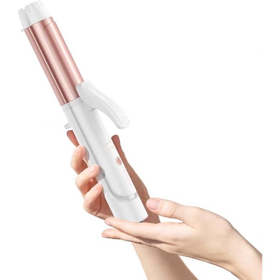 Dual Voltage Mini Travel Curling Iron with Ceramic Plates