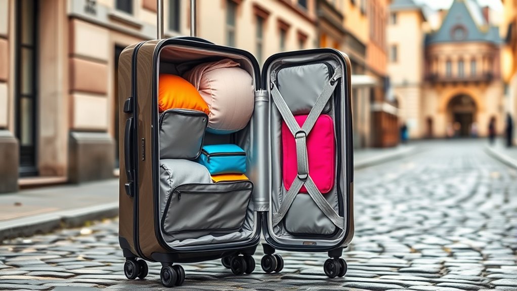 travel friendly expandable suitcase