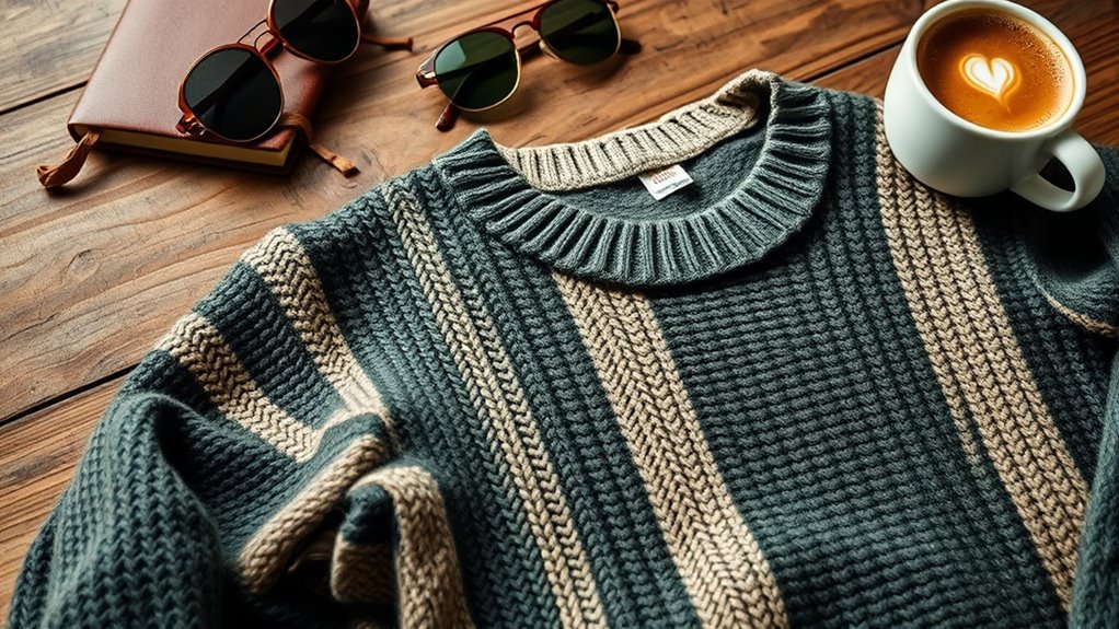 travel friendly merino wool sweater