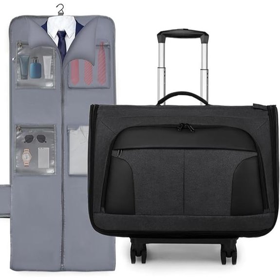 Rolling Garment Bag with Wheels for Travel