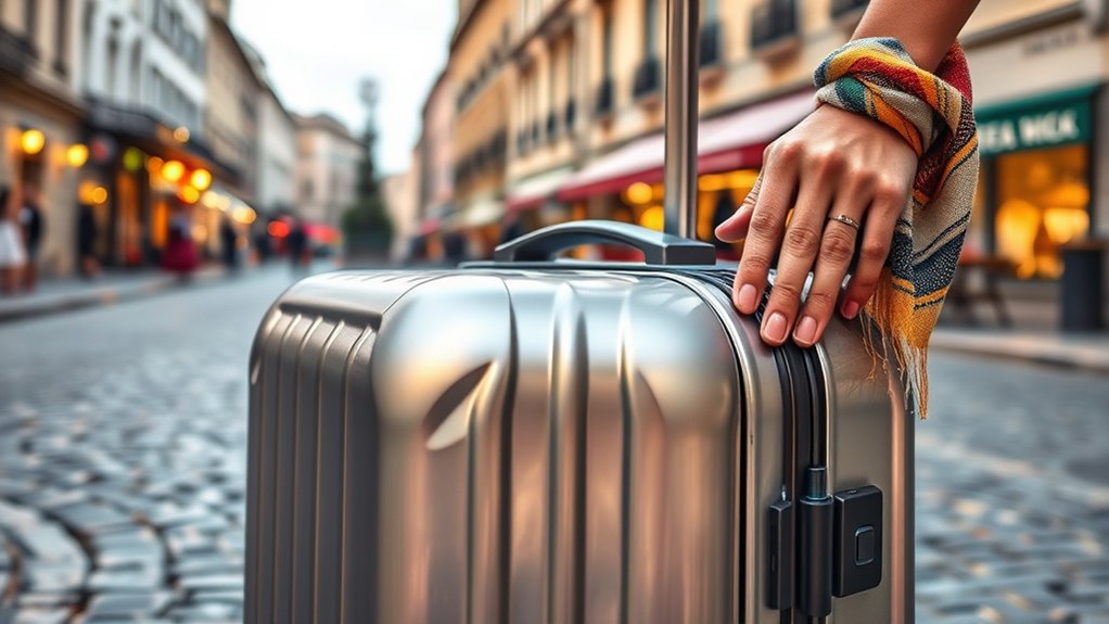 travel friendly secure spacious suitcase