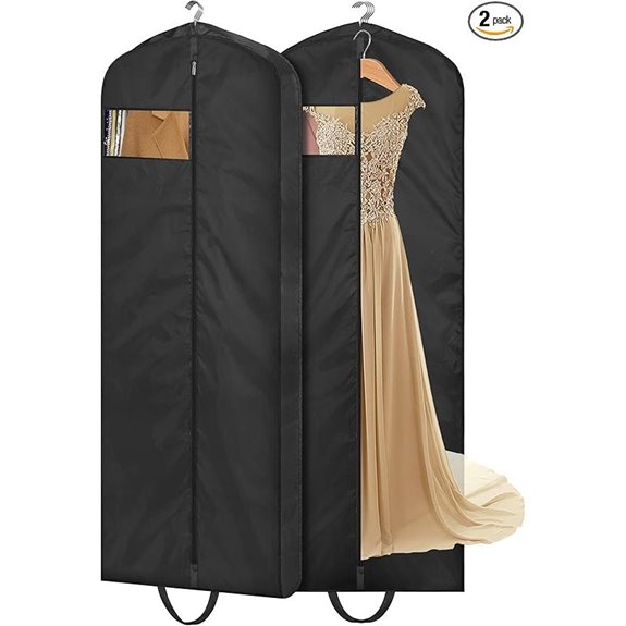 MISSLO 65 Travel Garment Bags for Clothes (2 Pack)