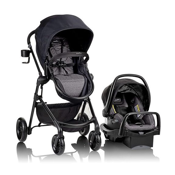 Evenflo Pivot Travel System with LiteMax Car Seat