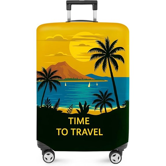 ANNA QUEEN Tropical Vacation Luggage Cover