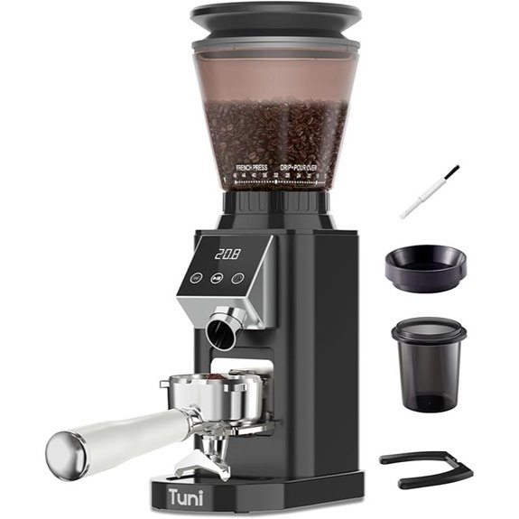 Tuni G1 Conical Burr Coffee Grinder with Touchscreen