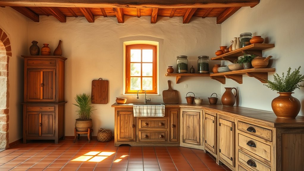 tuscan earthy rustic colors