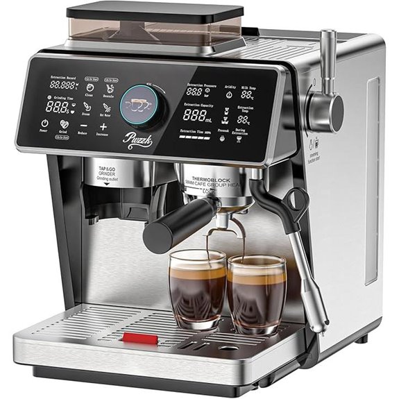 Dual Boiler Espresso Machine with Grinder & Frother