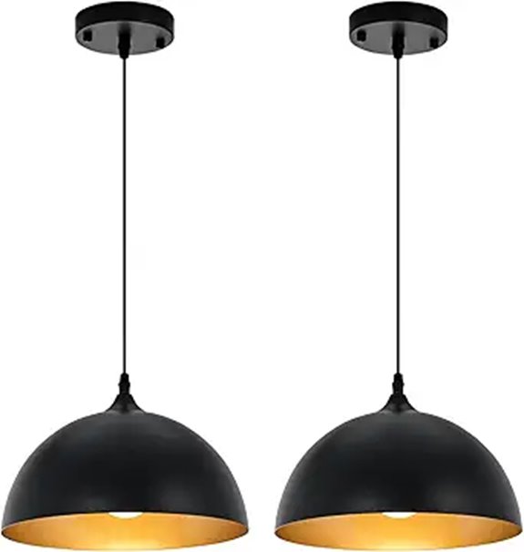 Farmhouse Pendant Lighting Kit (2 Pack)