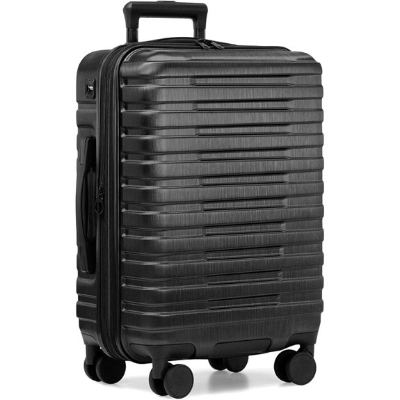 U.S. Traveler Boren 22-Inch Hardside Spinner Suitcase