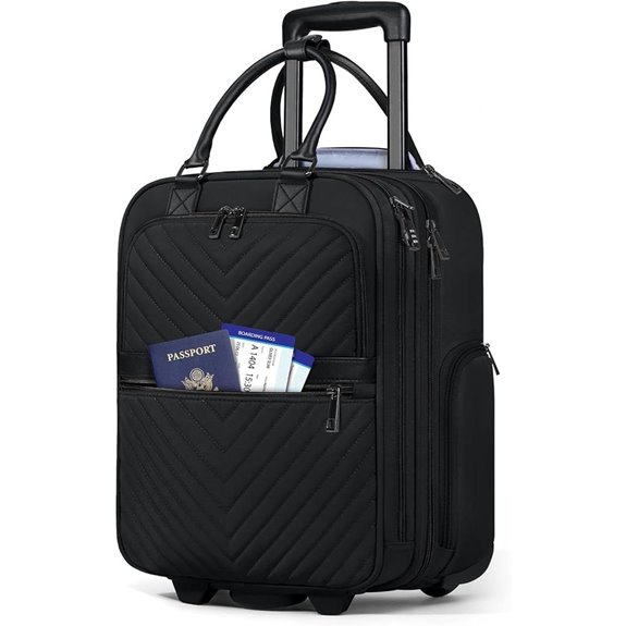 RAINSMORE Underseat Carry-On Luggage with Wheels