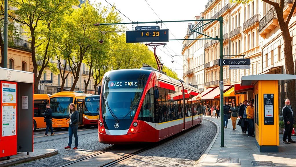 understand tram network routes