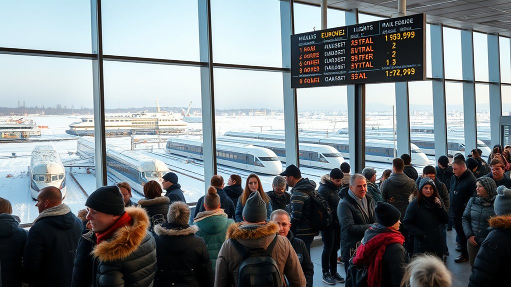 use trains and ferries