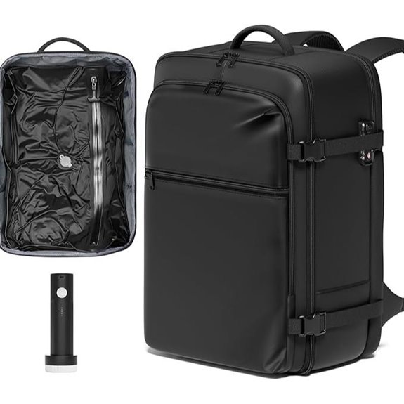 SUOCO Travel Vacuum Backpack with Portable Pump