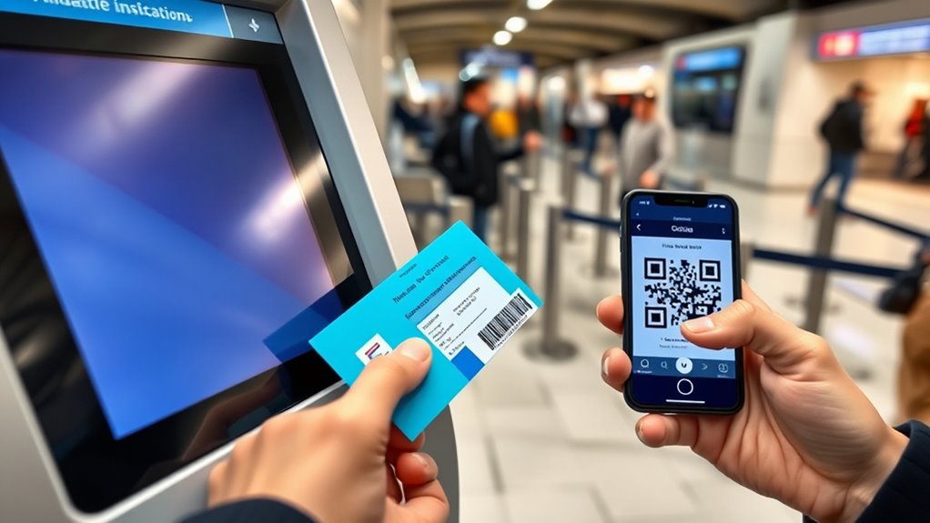 validate ticket before boarding