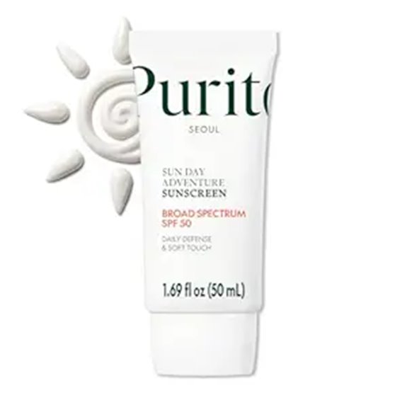PURITO SPF 50 Korean Sunscreen Light Vegan Oil-Free