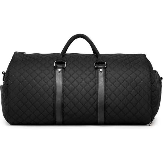 Convertible Garment Duffle Bag with Shoe Pouch