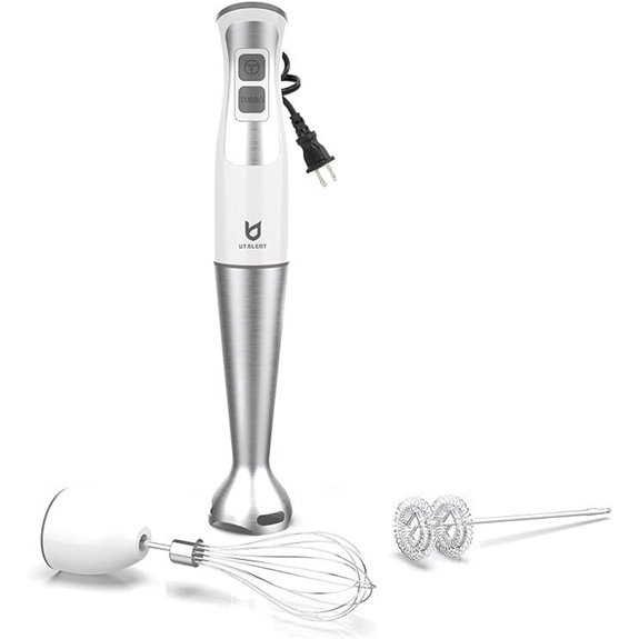 UTALENT 3-in-1 Hand Blender with Milk Frother