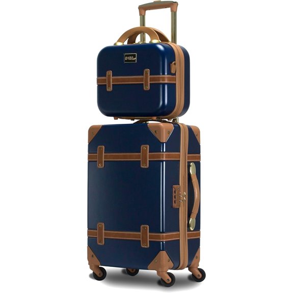 World Traveler Gatsby Vintage 2-Piece Luggage Set