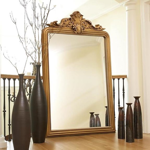 Besdomus Gold Baroque Vintage Mirror (30x44)