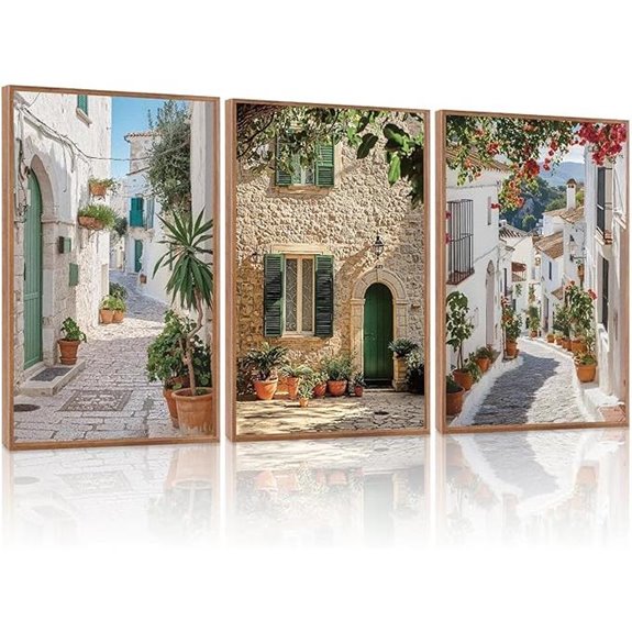 Vintage Italian Countryside Wall Art Canvas Print