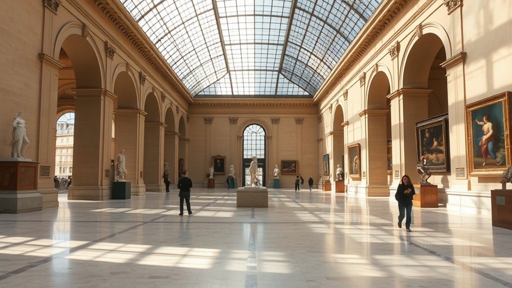 visit louvre during off peak hours