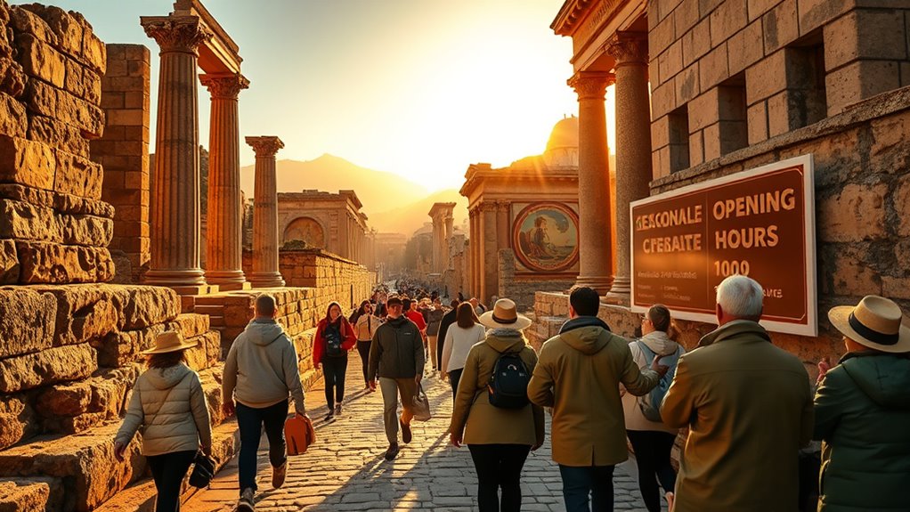 visit pompeii during shoulder seasons